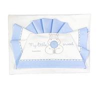 Andy & Helen 3-Piece Set 2/400D54 Sky Maxi Crib. Under + Top + Pillowcase - 230g