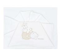 Andy & Helen Complete Fitted Sheet Set with Elasticated Bands and Pillowcase, Cream