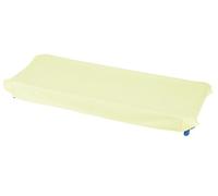 Andy & Helen - Fitted Sheet for Nursery Bed with Elasticated Corners for a Total Fit; Standard Sizes 65 x 140 cm in 100% Cotton, Yellow