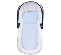 Andy & Helen Top Sheet for Crib, Pram or Maxi Crib in Plain Colour, Light Blue