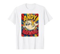 Andy Narwhal Pop Art Retro Comic Style Funny Graphic Value Graphic T-Shirt