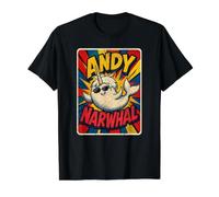 Andy Narwhal Pop Art Retro Comic Style Funny Graphic Value Graphic T-Shirt