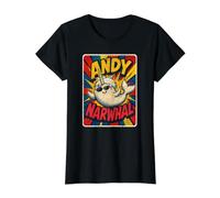 Andy Narwhal Pop Art Retro Comic Style Funny Graphic Value Graphic T-Shirt