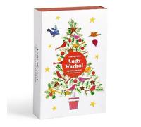 Galison Andy Warhol Christmas Countdown - 12 Days Of Puzzles Featuring Iconic Whimsical Warhol 1950s Christmas Paintings Drawings and Prints