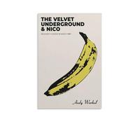 Andy Warhol Banana Wall Art Print, Pop Art Exhibition Print, Trendy Poster, Famous Gallery Wall Art Decor for Living Room Canvas Poster, Art Gift For Friend Canvas Wall Art Decor Poster Print Unframed
