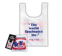 galison Reusable Tote Bag Andy Warhol Brillo