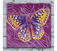 Andy Warhol Butterfly Canvas Art Sign Poster Print Home Wall Decor. Classic Pop Art 30cm x 30cm
