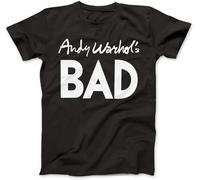 Andy Warhol's Bad As Worn by Cotton Men T Shirt Andy Black