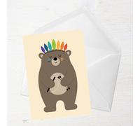 Andy Westface Be Brave Greetings Card - Large Card
