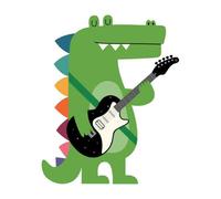 Andy Westface Croco Rock Men's T-Shirt - White - XXL - White