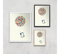 Andy Westface Float In The Air Giclee Art Print - A3 - White Frame