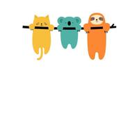 Andy Westface Hang In There Men's T-Shirt - White - XXL - White