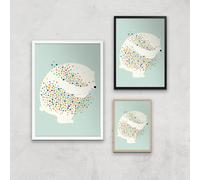 Andy Westface Hug Your Dream Giclee Art Print - A3 - White Frame