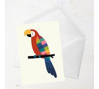 Andy Westface Rainbow Parrot Greetings Card - Standard Card