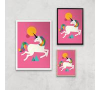 Andy Westface To Be A Unicorn Giclee Art Print - A2 - Wooden Frame