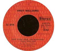 Andy Williams - love theme from "the godfather" (speak softly love) / home for thee 45 rpm single
