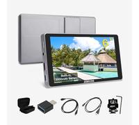 ANDYCINE 6 Inch Touchscreen Camera Field Monitor,1200 Nits CNC Camera Monitor Built-in 3000mAh Battery Ultra Light 4K HDMI Input/Output,Full HD 1920 x 1080P, 3D LUTs Monitor for Camera