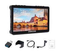ANDYCINE A6 MAX 6inch DSLR Camera Monitor with 2200mAh Battery+Carry Case+Sunhood, 1080P 4K HDMI 3D LUT Focus Assit Waveform, Type-C 5V DC12V IN DC8.4V OUT Mirrorless Camera Field Touchscreen