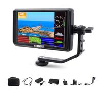 ANDYCINE A6 V2 6Inch 500Nits Camera Field Monitor,4K HDMI 1920x1080P Input Output 3D LUT Waveform Focus Assist with F550 Battery and Bag for Video Shooting Vlogging