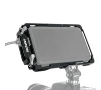 ANDYCINE Ninja V Plus Monitor Cage with Sunhood for Atomos Ninja, Ninja Ultra, Ninja V/Ninja V+,Atomos Shinobi,Built-in NATO Rails and HDMI Cable Clamp