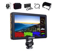 ANDYCINE T6 6 inch On Camera Field Monitor Bundle with Case and 2200mAh Battery, 1920x1080 FHD IPS HDR Screen 4K HDMI, Light Resistant Aluminum Shell, 3D LUT Peaking Focus Expose All Wave