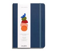 Anecdote 2025-2026 Planner: 52 Week Daily Planner, Yearly, Monthly & Weekly Workflow for Planning Your Success - Vegan Leather Hardcover, Start Anytime & Achieve your Goals - Ocean Blue