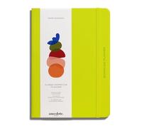 Anecdote 2025-2026 Planner: 52 Week Daily Planner, Yearly, Monthly & Weekly Workflow for Planning Your Success - Vegan Leather Hardcover, Start Anytime & Achieve your Goals - Neon Yellow