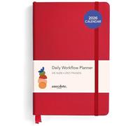 Anecdote 2025-2026 Planner: A Monthly, Weekly & Daily Planner 2025-2026 for Planning Your Success - A5 Size Hardcover Start Anytime and Achieve your Goals - Red