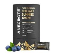 ANECDOTE Himalayan Shilajit Gummies 3000mg | Boosts Energy & Stamina | Supports Muscle Strength & Recovery | Enhances Nutrient Absorption | 75% Fulvic Acid, 85+ Trace Minerals | Pack of 60