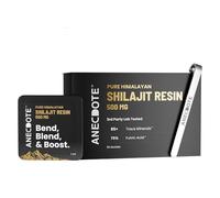 Anecdote Pure Himalayan Shilajit Resin Cards 500mg | Boosts Stamina | Increases Productivity | 75% Fulvic Acid, 85+ Trace Minerals | No Added Sugar | Pack of 60