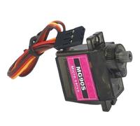 aneegfpv 1Pc/5Pcs/10Pcs 9g Micro Servo Motors Plastic SG90/Metal MG90S - Gear Low Noise Motor with 250mm Cable for RC Car Models for Trex 450 RC Helicopter (1 MG90S)