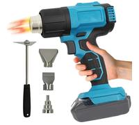 ANEELV Wireless Heat Gun 350W - Compatible with Ma-kita 18V Battery, 86-1022℉ Hot Air Blower for DIY, Includes 3 Nozzles & Scraper, No Battery