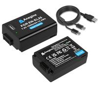 Anegine EN-EL25 Battery 1600 mAh Full Decoding with 2-in-1 Type-C Charging Cable for Nikon Z30, Z50, Zfc Camera Suitable for Nikon Charger MH-32-4333 (Pack of 2)