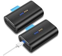 anegine Extra Outdoor Camera Battery Pack 8000mAh with USB-C Charging Cable for SimpliSafe Wireless Outdoor Security Cameras (2-Pack)