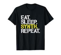 Aneisha Eat Sleep Synth Repeat Synthesizer Musicians Gift T-Shirt