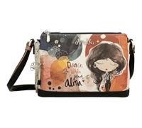 Anekke Alma 3 Compartment Printed Shoulder Bag - Functional Style | Adjustable Handle and Pockets - Measures: 29x20x10cm - Women's Accessories, Various