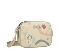 Anekke Alma 3 Compartment Shoulder Bag - Minimalist and Compact Design | Practical Pockets and Adjustable Handle | Measures: 25x19x6cm - Modern Accessories, Various