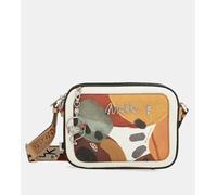 Anekke Alma Crossbody Bag Zipper Pocket brown with pattern