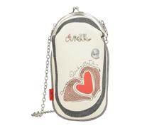 Anekke Alma Glasses Case Bag - Compact Elegance with Vintage Touch | Mouthpiece Closure and Metal Chain Handle | Measurements: 12 x 22 x 2 cm, Various, One size