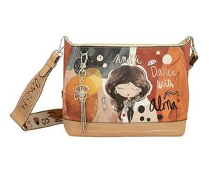 Anekke Alma Medium Crossbody Bag - Versatile Design | Lined Interior and Adjustable Handle - Measures: 23x17x8cm - Women's Accessories, Various, Medium