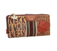 Anekke Canada Purse 18 cm - Brown Letter Pattern Ladies Wallet Coin Bag