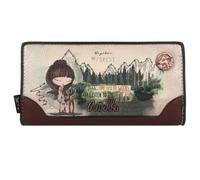 Anekke - Women's Purse - Large Wallet - RFID Protection - Leather Pencil Case with Zip Closure and Snap - The Forest Collection - Women's Accessories and Accessories - 18 x 10 x 2 cm, multicoloured