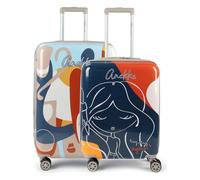 Anekke Eikon 4 wheels Suitcase set 2-piece with expansion pleat multicolored