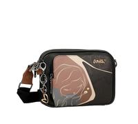 Anekke Heartbeat 3 Compartment Shoulder Bag - Functional Design - Measures: 25/19/6 Cm - Woman Accessories, Various