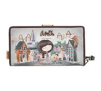 Anekke - Large Women's Wallet - Leatherette Wallet with Zip Closure - Voice Collection - Accessories and Accessories - 18 x 10 x 2 cm