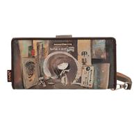 Anekke - Large Women's Wallet - RFID Protection - Leatherette Wallet with Shoen Tab Closure - Women's Accessories and Accessories - Measures 19x10x2cm, multicoloured, One size