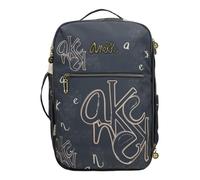 Anekke Leisure Backpack with Laptop Compartment Studio Travel Backpack Multicolor Dark Blue