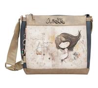 Anekke Memories 3 Compartment Messenger Bag - Organization and Style in a Bag | Multiple Pockets and Adjustable Shoulder Strap | Measures: 28 x 24 x 8 cm, Various, One Size