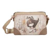 Anekke Memories Double Compartment Messenger Bag - Compact Functionality | Zip Closure and Adjustable Shoulder Strap | Measurements: 24 x 16 x 8 cm