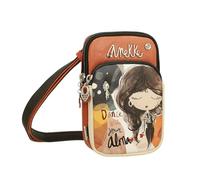 Anekke Mini Shoulder Bag with Pocket Alma - Lightweight and Functional | Lined Interior and Adjustable Handle - Measures: 12x19x5cm - Women's Accessories and Accessories, Various, One Size